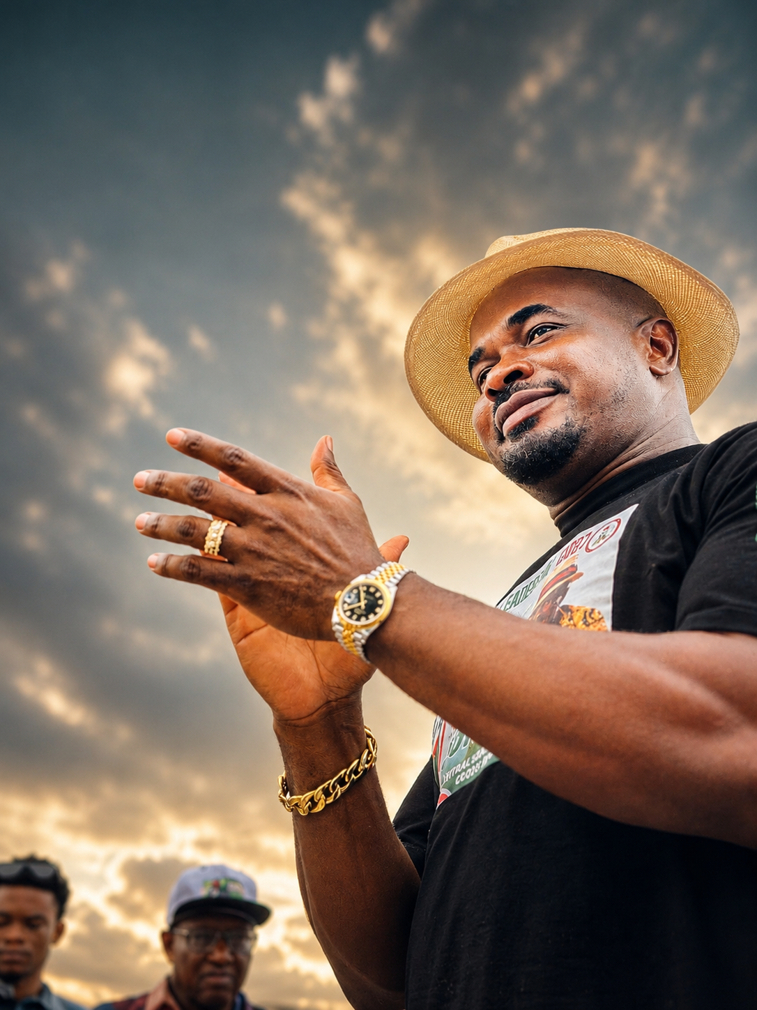 John Ifere at golden hour